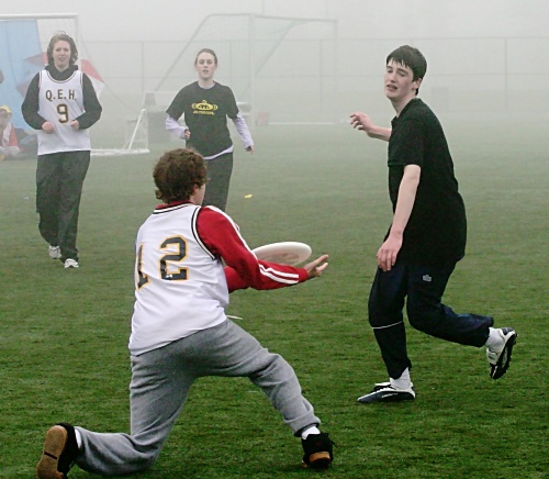 David playing ultimate